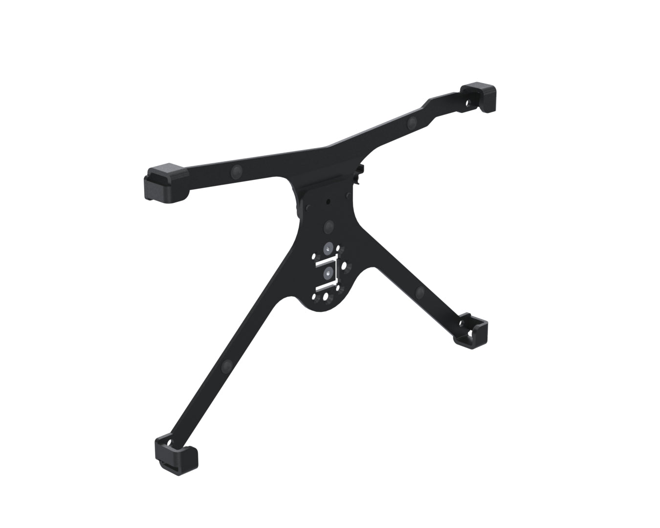 Ergonomic Solutions X-FRAME – Tablet-Rahmen, Boden/Wand/Theke, für Zebra ET40/45, Schwarz