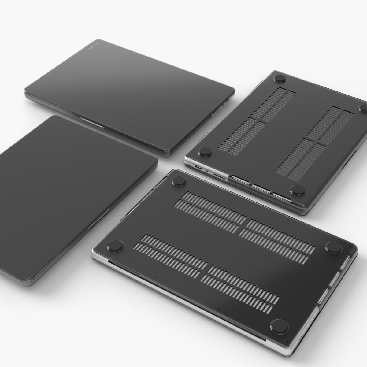 Vonmählen Notebook-Schutzhülle für MacBook Pro 16" – Transparent/Schwarz