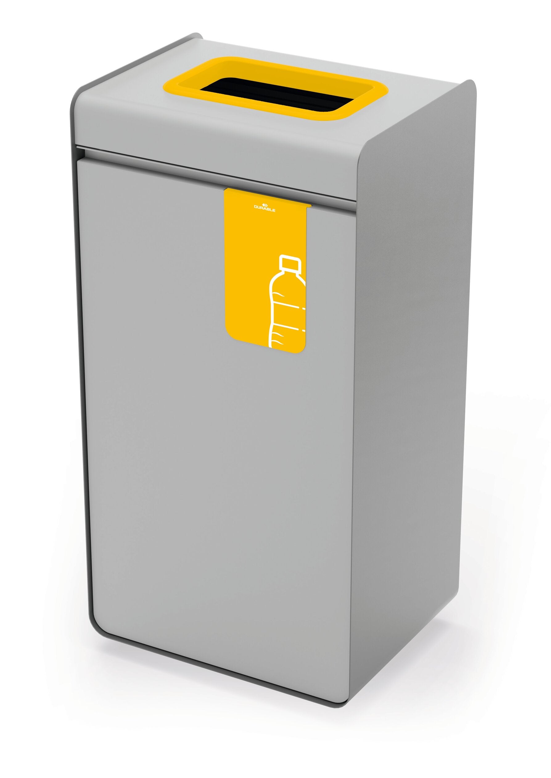 Durable Abfallcontainer DURASORT – 55 l – Metall, Kunststoff – B × H × T 420 × 830 × 330 mm – TÜV
