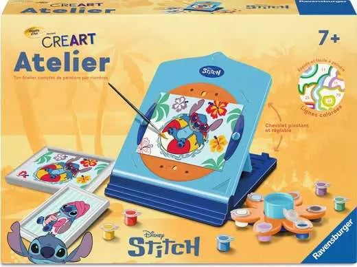Ravensburger CreArt Stitch – Malen-nach-Zahlen-Set – Tiere – 40 × 34 cm – Metallic-Effekt – ab 7 Jahren