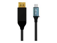 i-tec USB-C auf DisplayPort Adapter, 4K@60 Hz, 2 m, für Thunderbolt 3