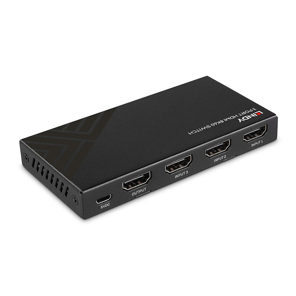 Lindy 3 Port HDMI 8K60 – HDMI-Switch, 3×1, 8K