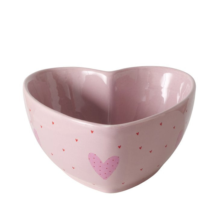 Boltze Müslischale – 14,2 × 14,2 × 7,0 cm, Keramik, Rosa, spülmaschinenfest