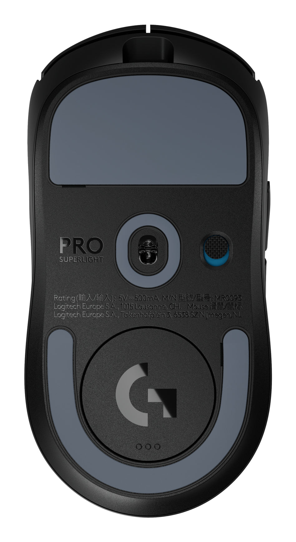 Logitech G PRO X SUPERLIGHT 2 – Gaming-Maus – Kabellos (2,4 GHz), 32000 DPI, Rechts, Schwarz