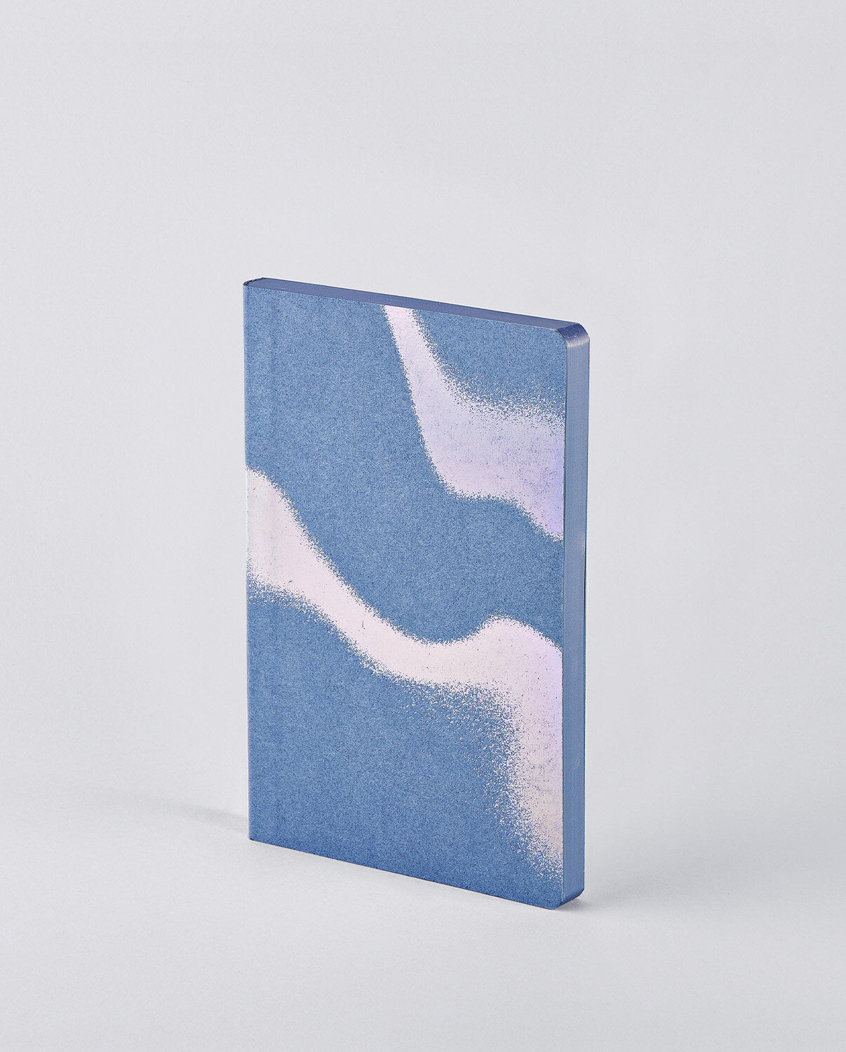 nuuna Notizbuch – 135 × 203 mm – 176 Seiten – 120 g/m² – Softcover, abgerundete Kanten, Stoffbezug, blau/rosa
