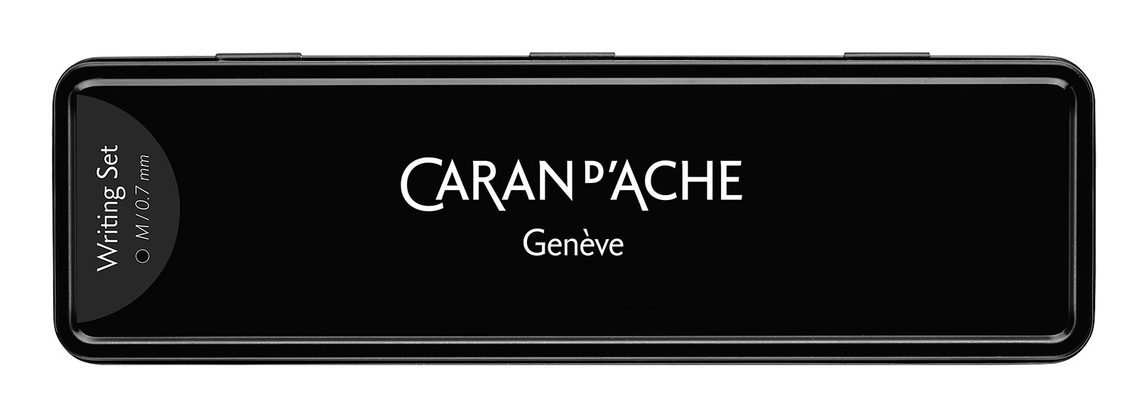 Caran d-Ache Caran d'Ache Premium Black Code Schreibset – Kugelschreiber & Druckbleistift, 0,7 mm – Schwarz – 2-teilig
