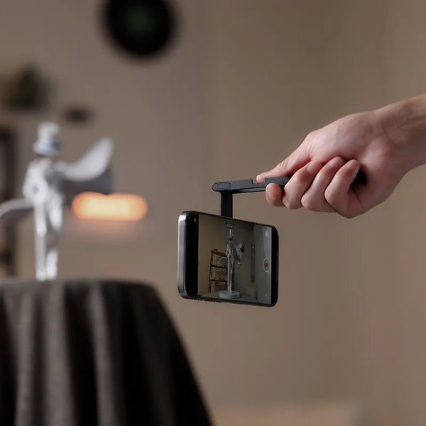 Ulanzi Tischständer, faltbar, MagSafe – für MagSafe-fähige Smartphones – Orange, Aluminium/Silikon
