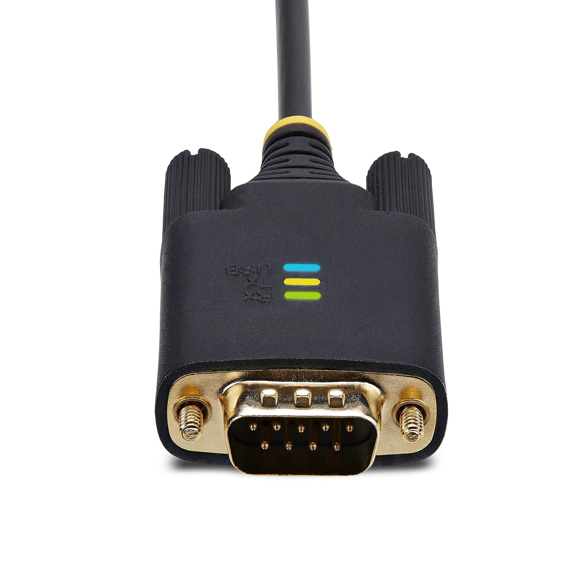 StarTech.com USB-A zu RS-232 Kabel – FTDI (FT232R), 921,6 Kbit/s, 1 m – für Windows/macOS/Linux, Schwarz