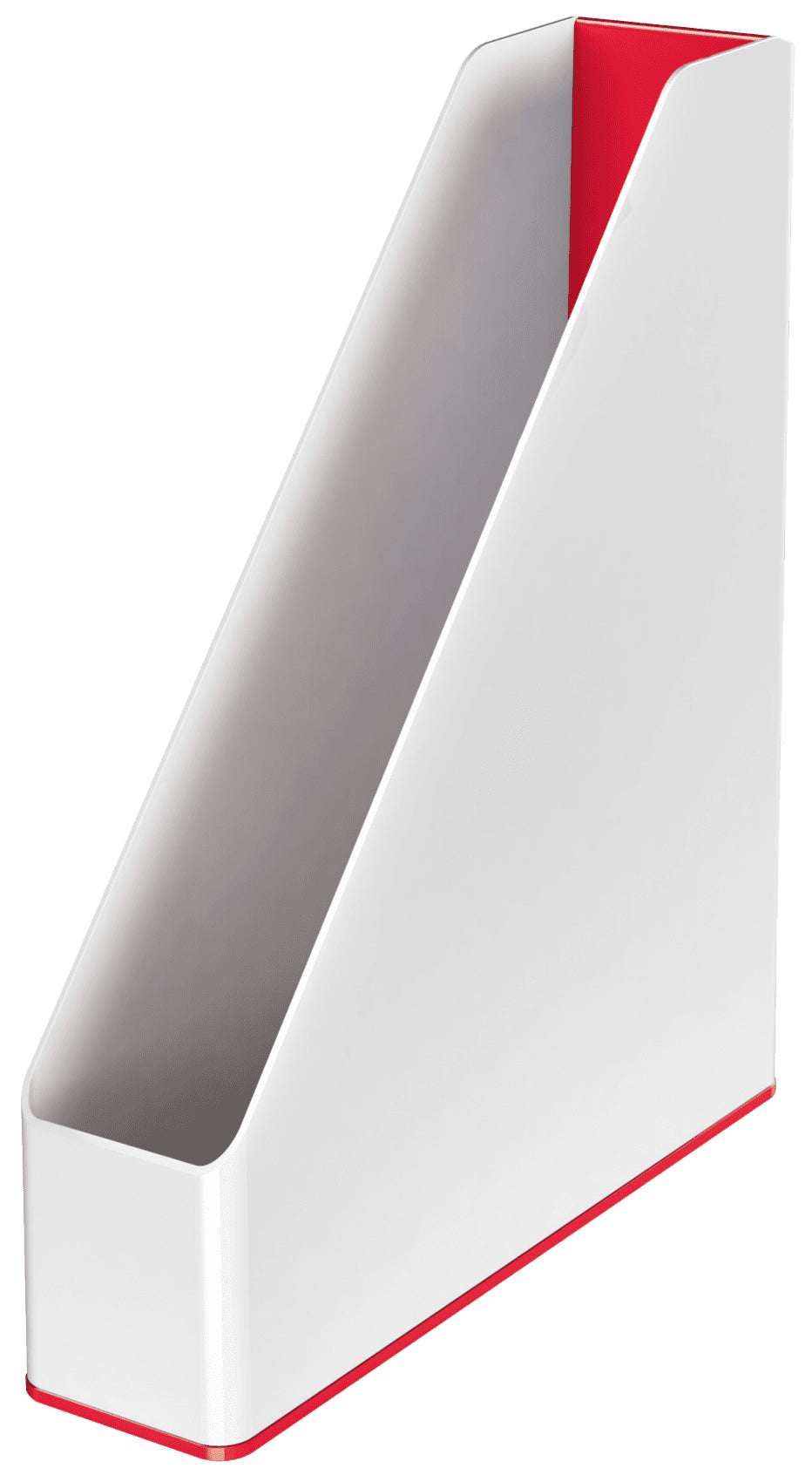 Leitz WOW 53621026 – Stehsammler – A4, Polystyrol, Rot/Weiss