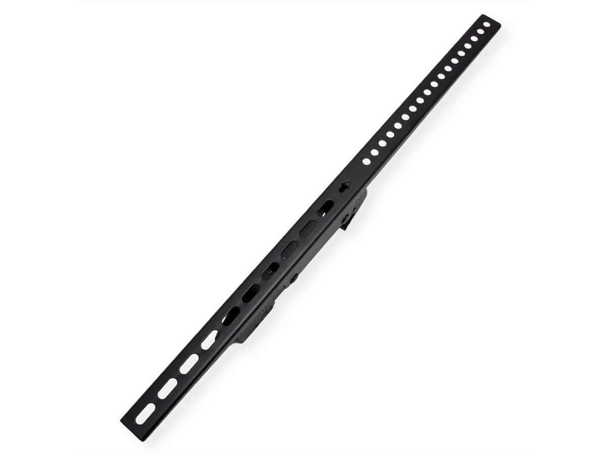 ROLINE TV-Wagen – 70–120" – VESA 200×200–1000×600 – bis 140 kg, Höhenverstellbar, mit Rollen – Schwarz