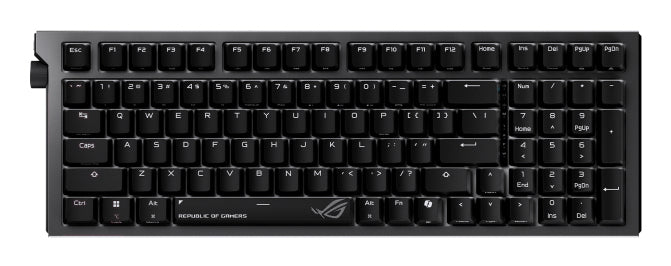ASUS ROG Strix Morph 96 – Gaming-Tastatur 96% – Mechanisch, RGB – Bluetooth & 2,4 GHz (USB-A Empfänger)