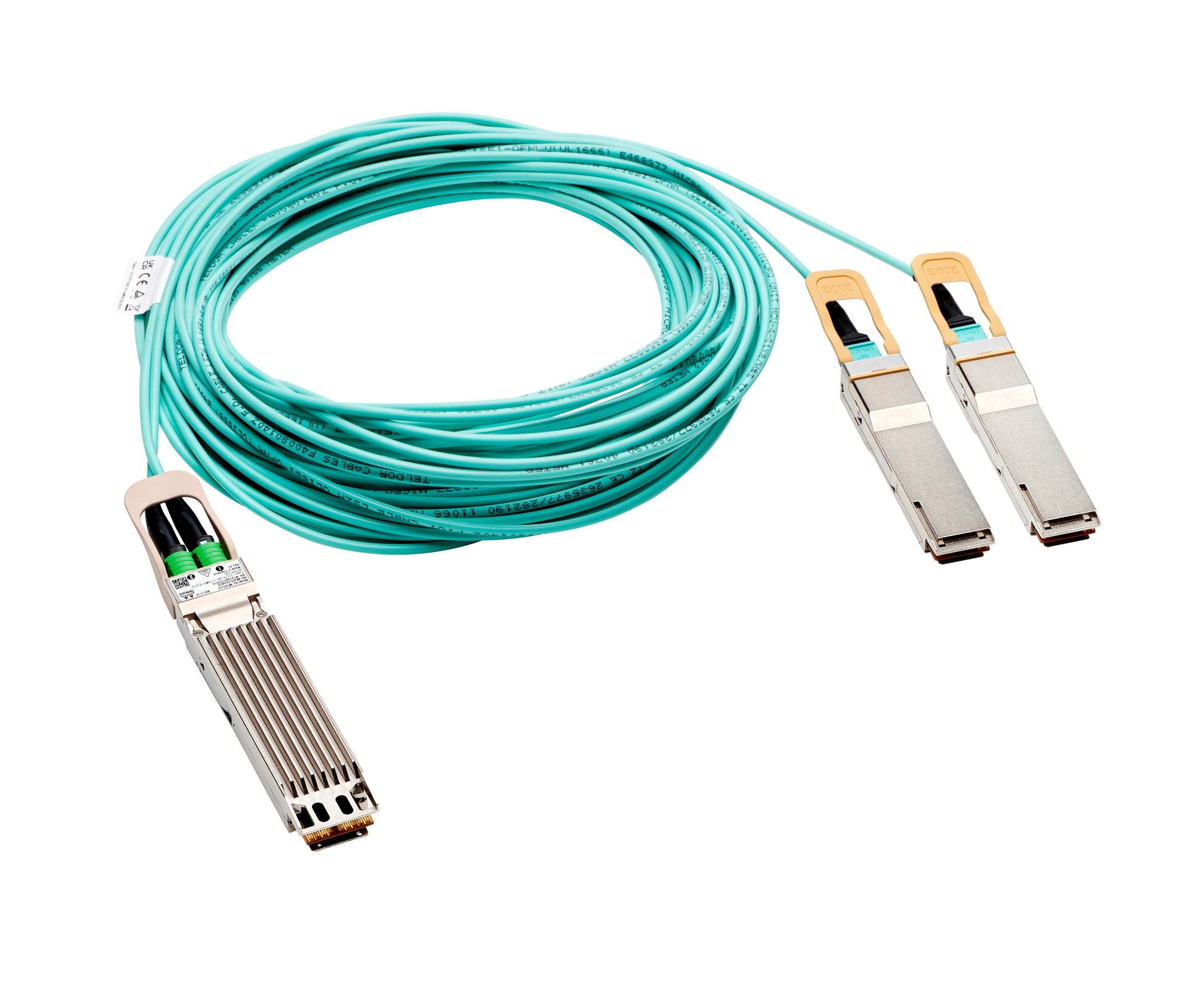 HPE OSFP-zu-2× QSFP56 DAC-Kabel – aktiv, 30 m