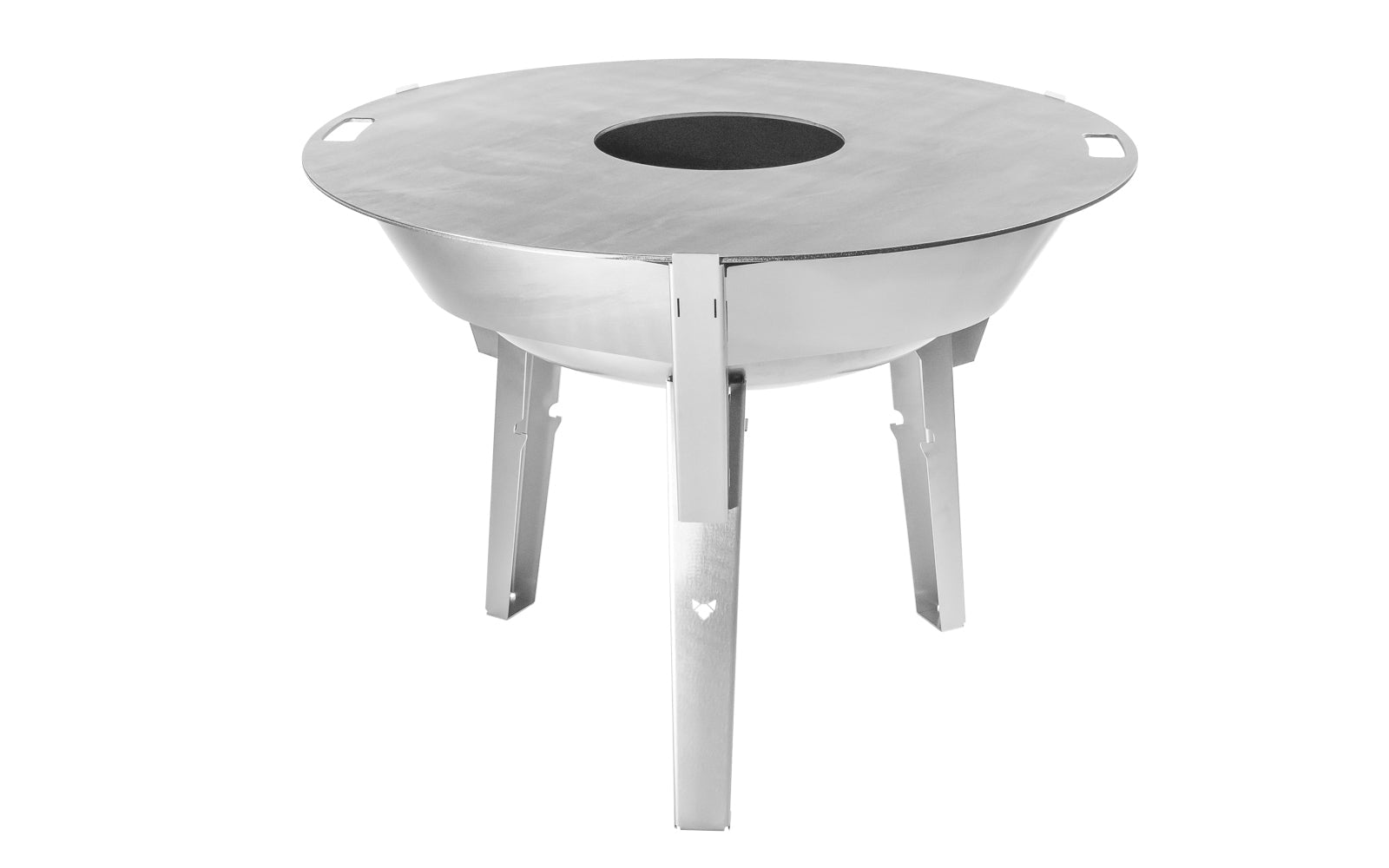 FENNEK Feuerplatte – Ø 96 cm × 0,6 cm, Stahl – für Geflügel