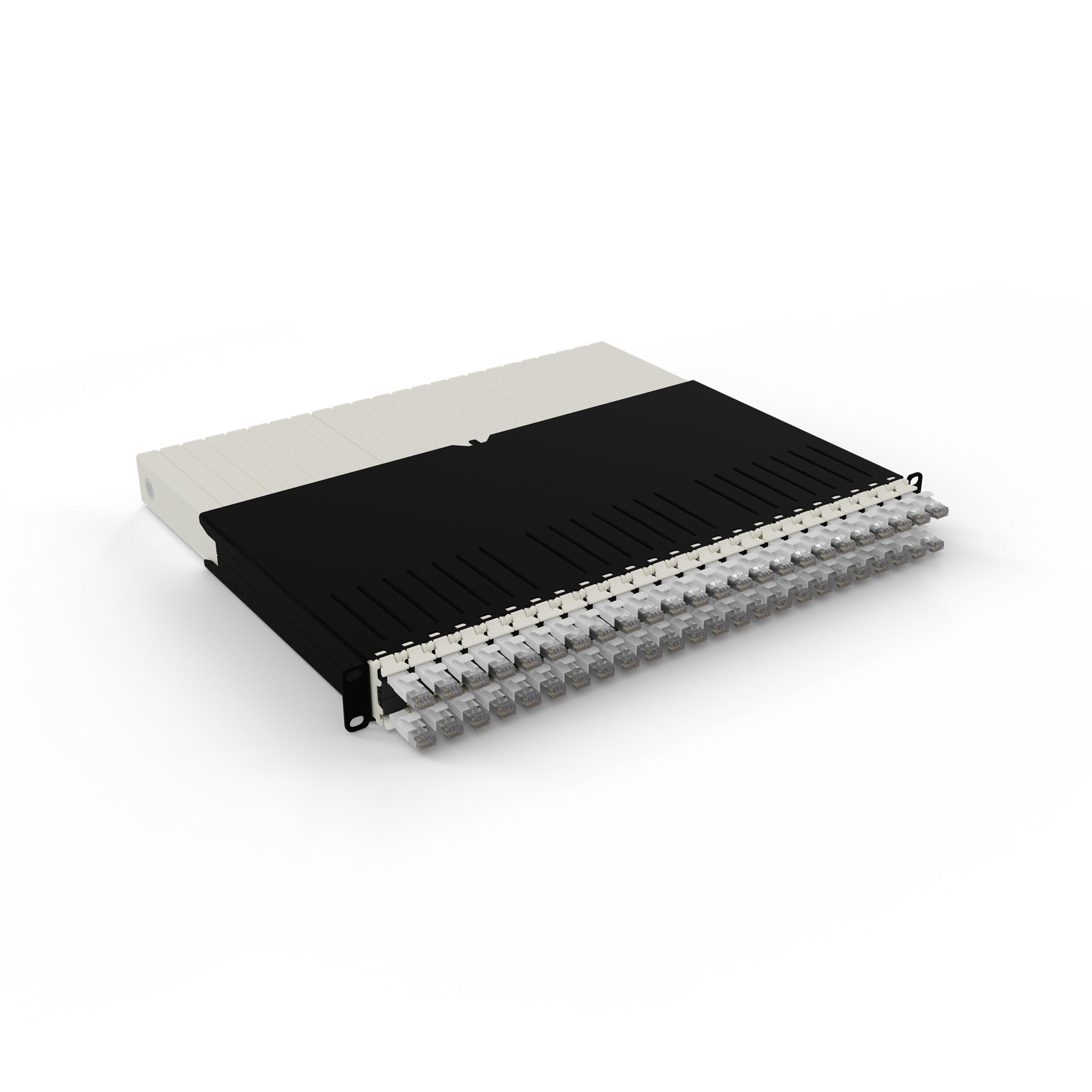 Patchbox Netzwerkkabel – Weiss, geschirmt