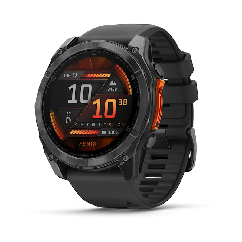 Garmin Fenix 8 AMOLED – GPS-Smartwatch – 51 mm, 1,4", WLAN, Corning Gorilla Glass, 100 m, Schwarz