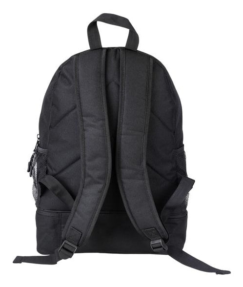KOOR Sportrucksack F02643 – 30 l, mit Ballnetz, 600D Polyester – Schwarz, 435 × 235 × 310 mm