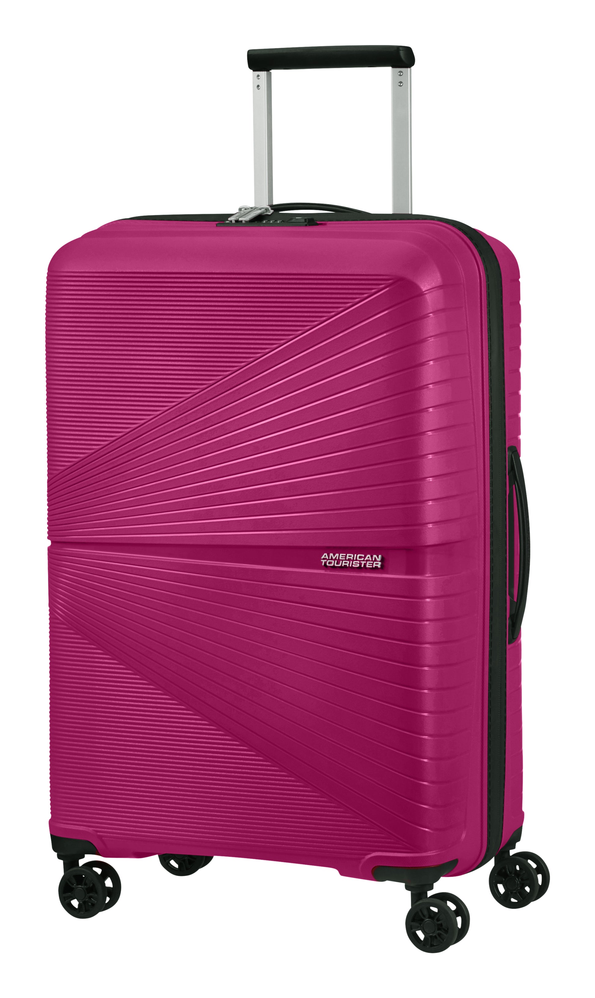 American Tourister Trolley Airconic – 67 l, Hartschale, 4 Doppelrollen, mit TSA, Deep Orchid, 44,5 × 67 × 26 cm