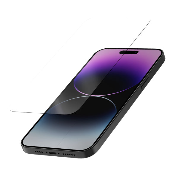 Quad Lock Displayschutz (Panzerglas), fettabweisend – für iPhone 14 Pro Max