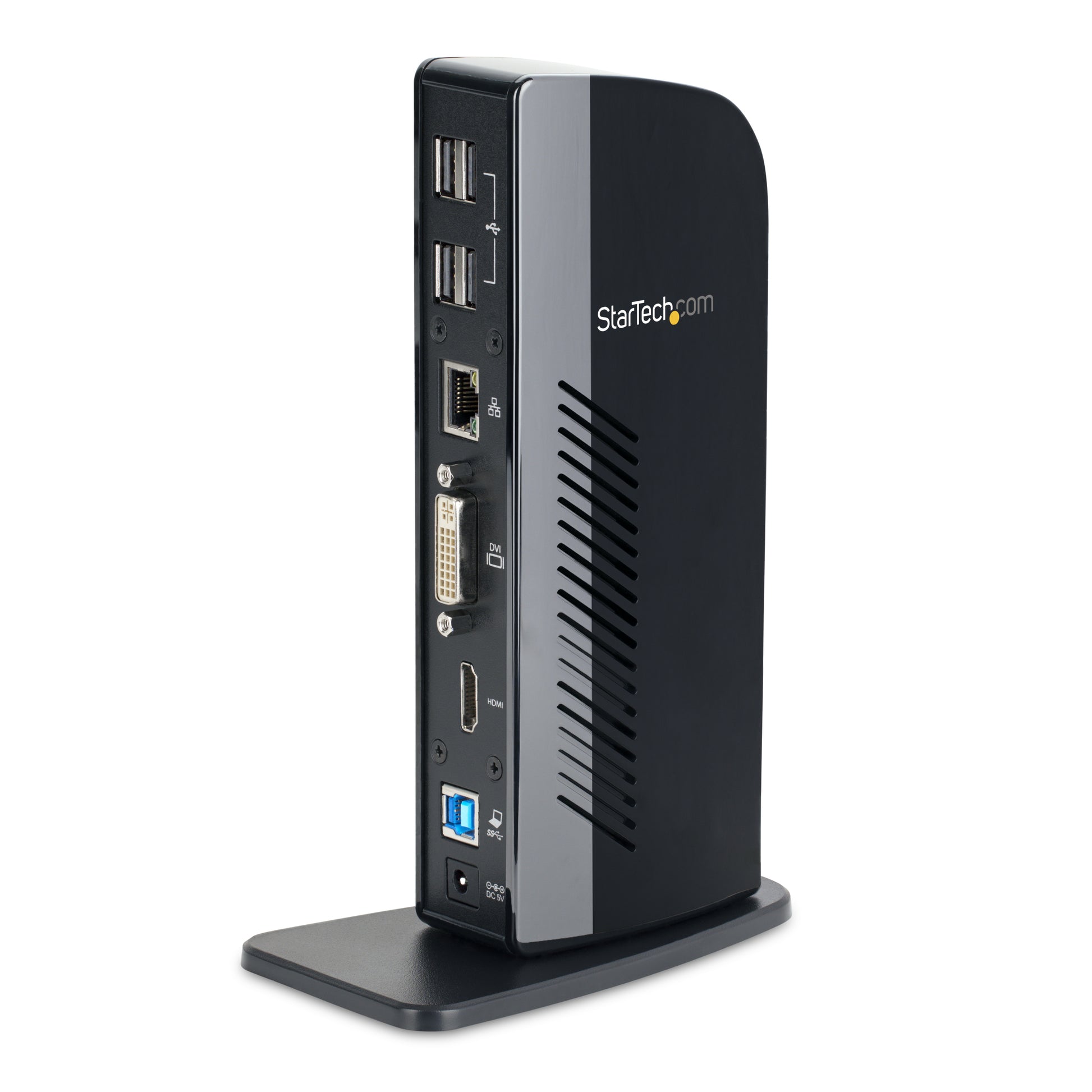 StarTech.com Dockingstation – 1× HDMI, 1× DVI, 6× USB-A, GbE, 3,5 mm Audio, für Windows/Mac/ChromeOS