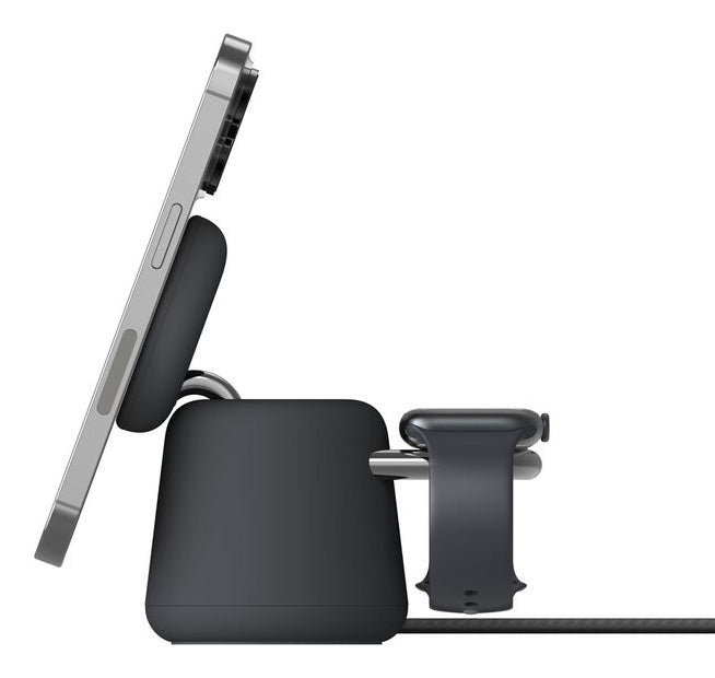 Belkin Ladestation – 15 W, Qi, magnetisch, 2-in-1