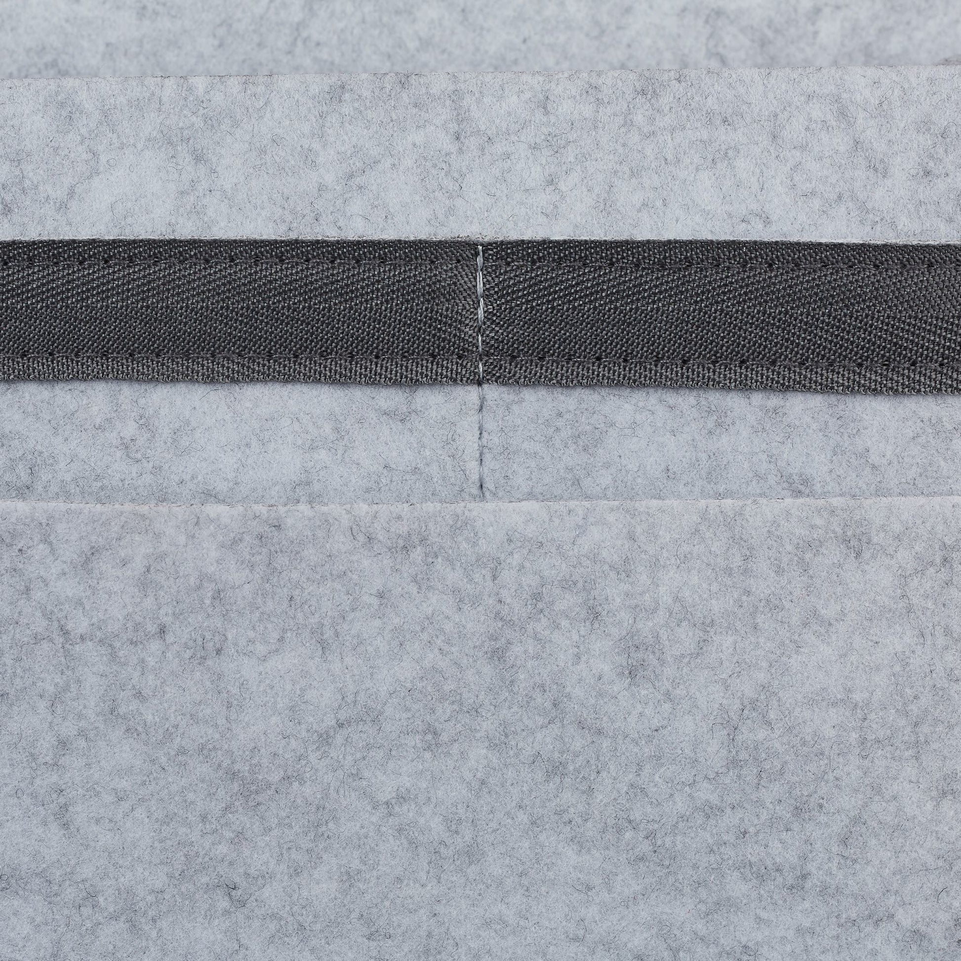 Relaxdays Aufbewahrungstasche – Filz – Grau – 6 Fächer, mit Klettverschluss – 315 × 270 × 50 mm