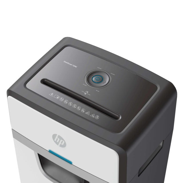 HP OneShred 16MC – Aktenvernichter, DIN P-5, Mikroschnitt 2 × 15 mm, 16 Blatt, 30 l