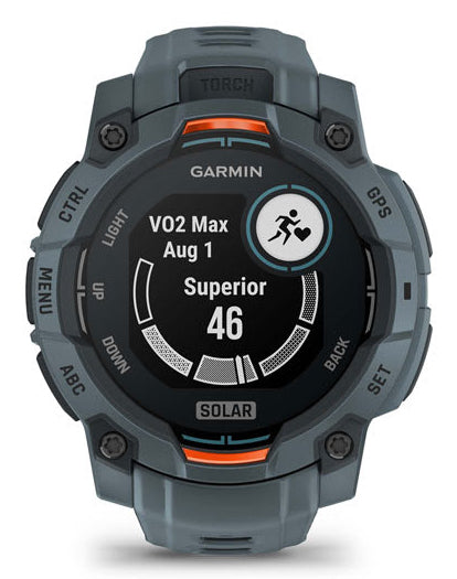 Garmin Instinct 3 Solar – GPS-Smartwatch – 45 mm, NFC, Regen/Dusche, Twilight, Silikonarmband 22 mm