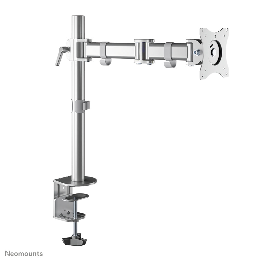 Neomounts NM-D135SILVER – Monitorarm Tischhalterung – Klemme/Durchführung – 1 Monitor – 10–30" – VESA 75×75/100