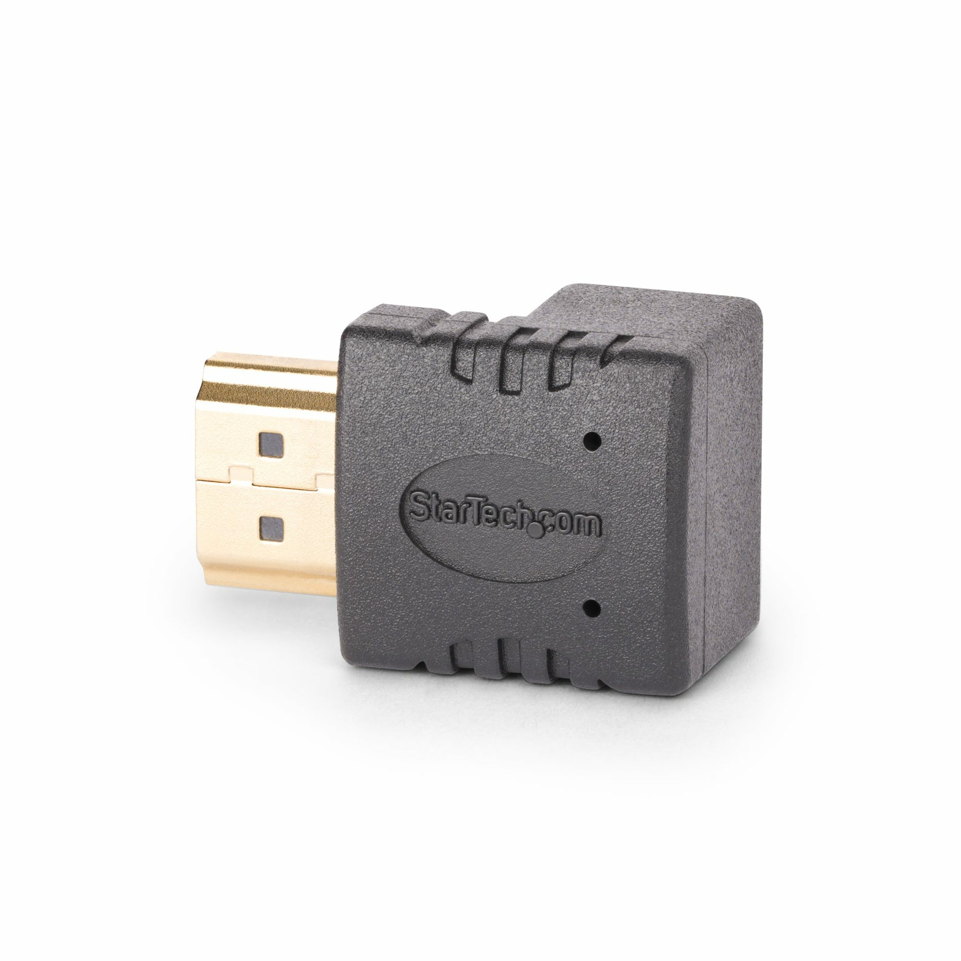 StarTech.com HDMI (Stecker) auf HDMI (Buchse) Adapter, HDMI 2.0, 4K@60 Hz, 90° (Stecker nach oben)