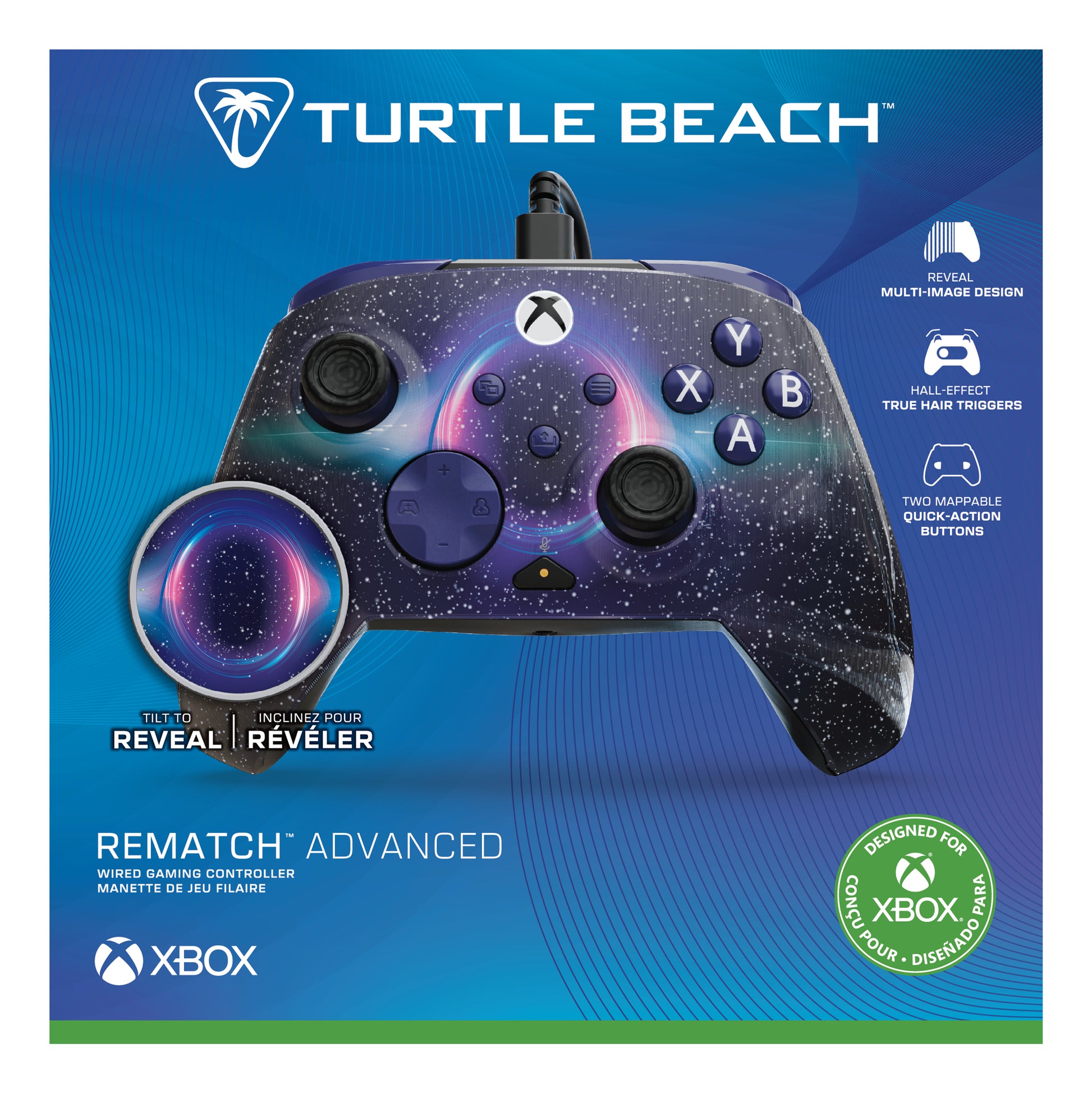 Turtle Beach Rematch Advanced Wired – Gamepad – USB (kabelgebunden), Reflexvibration – für Xbox & PC