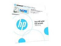 HP Advanced Fotopapier – glänzend, 100 × 305 mm, 10 Blatt