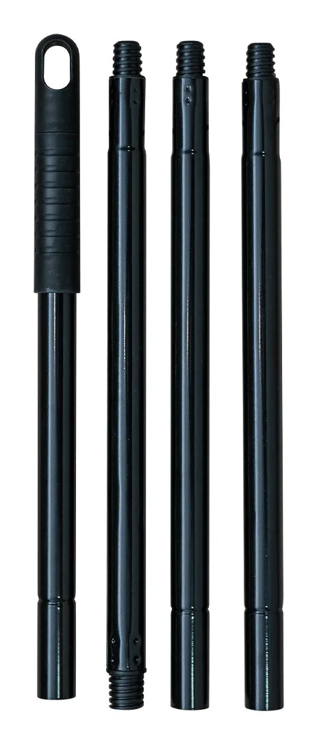 CREaCLEAN Wischerstiel 54055 – 130 cm – galvanisierter Stahl – schwarz