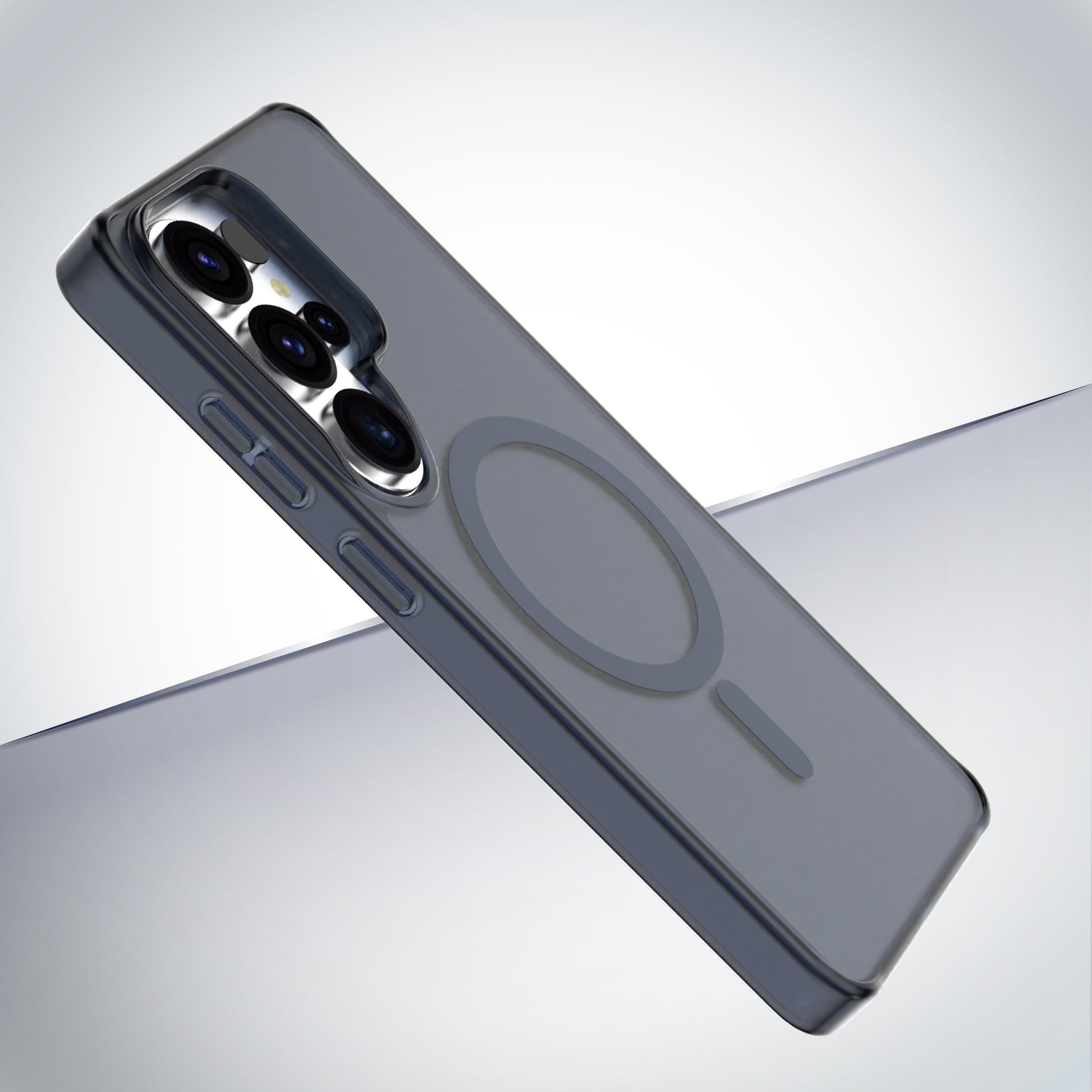 Cellularline Frosty Mag Backcover – für Samsung Galaxy S26 Ultra, MagSafe, Kunststoff+Gummi, Blau