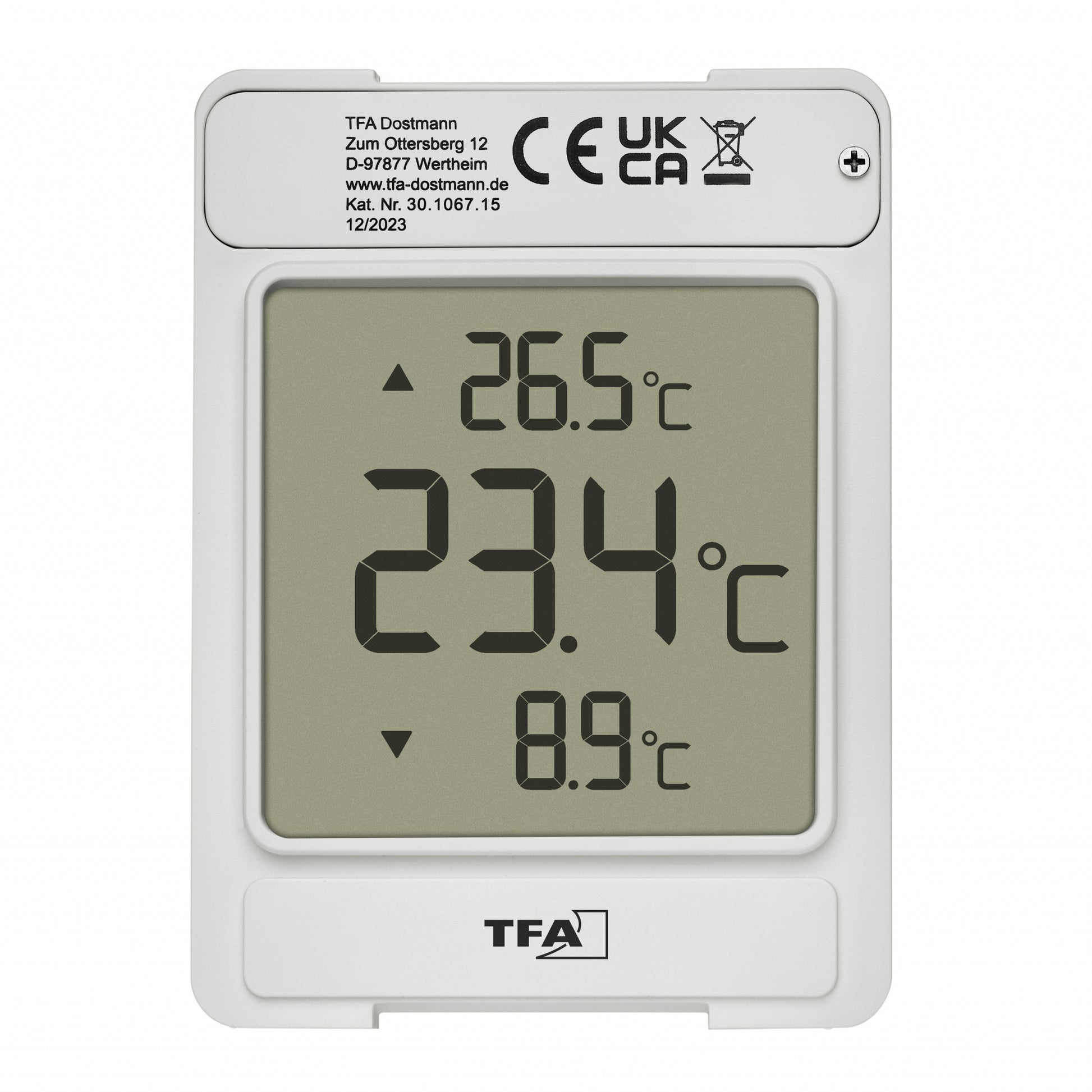 TFA-Dostmann TFA Dostmann WINDOO – Fensterthermometer, digital, aussen, grau