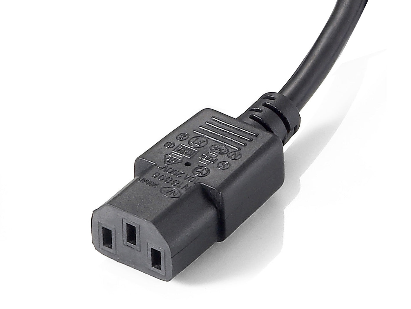 Equip Netzkabel, IEC C14 auf IEC C13, Y-Kabel, 230 V, 1,6 m, Schwarz