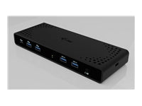 i-tec Uni Dual 4K Dockingstation – USB-C, 2× DP, 2× HDMI, 4× USB-A, 85 W PD, GbE, für Windows/Mac/ChromeOS