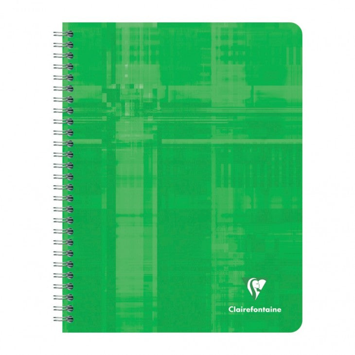 Clairefontaine Spiralheft, 175 × 220 mm, 5 mm kariert, 120 Seiten, 90 g/m² – sortiert
