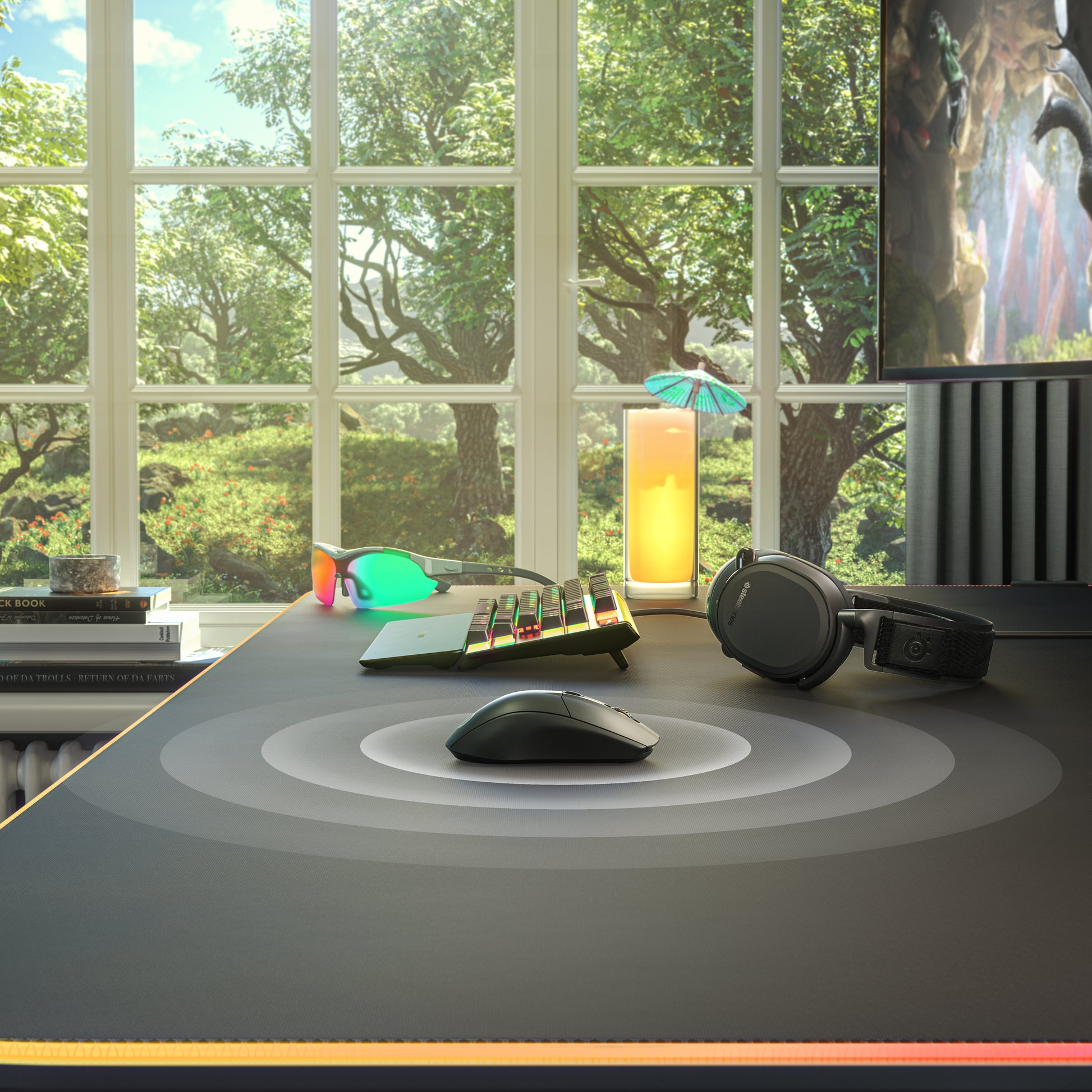 SteelSeries Rival 3 Wireless – Gaming-Maus – Kabellos (Bluetooth/2,4 GHz), 18000 DPI, Rechts, Schwarz