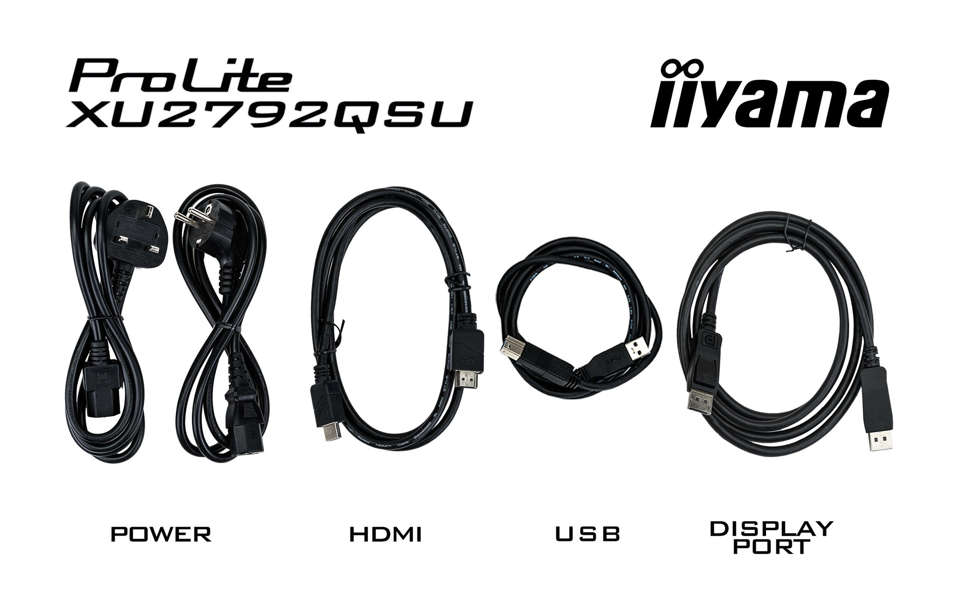 iiyama XU2792QSU-B6 – Monitor, 27" 2560 × 1440 (WQHD), IPS, 100 Hz, 250 cd/m²