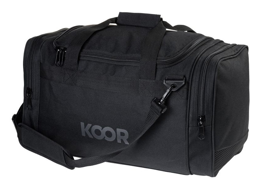 KOOR Sporttasche – 35 l, Polyester, Schwarz, 51 × 25 × 28 cm