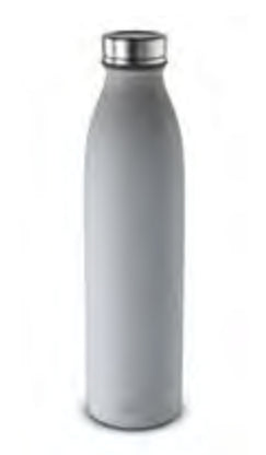 Alfi PURE Isolierflasche 750 ml – doppelwandig 12 h heiss/24 h kalt, Edelstahl, Schraubdeckel