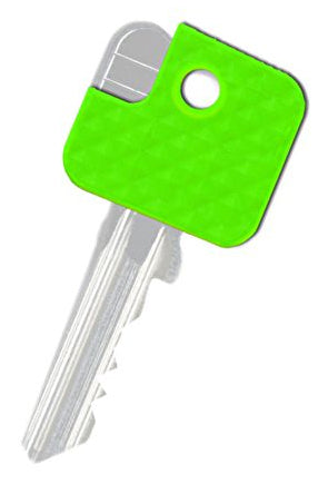 Wedo Schlüsselanhänger eckig – Kunststoff, sortiert, 27 × 30 mm, 200er-Pack