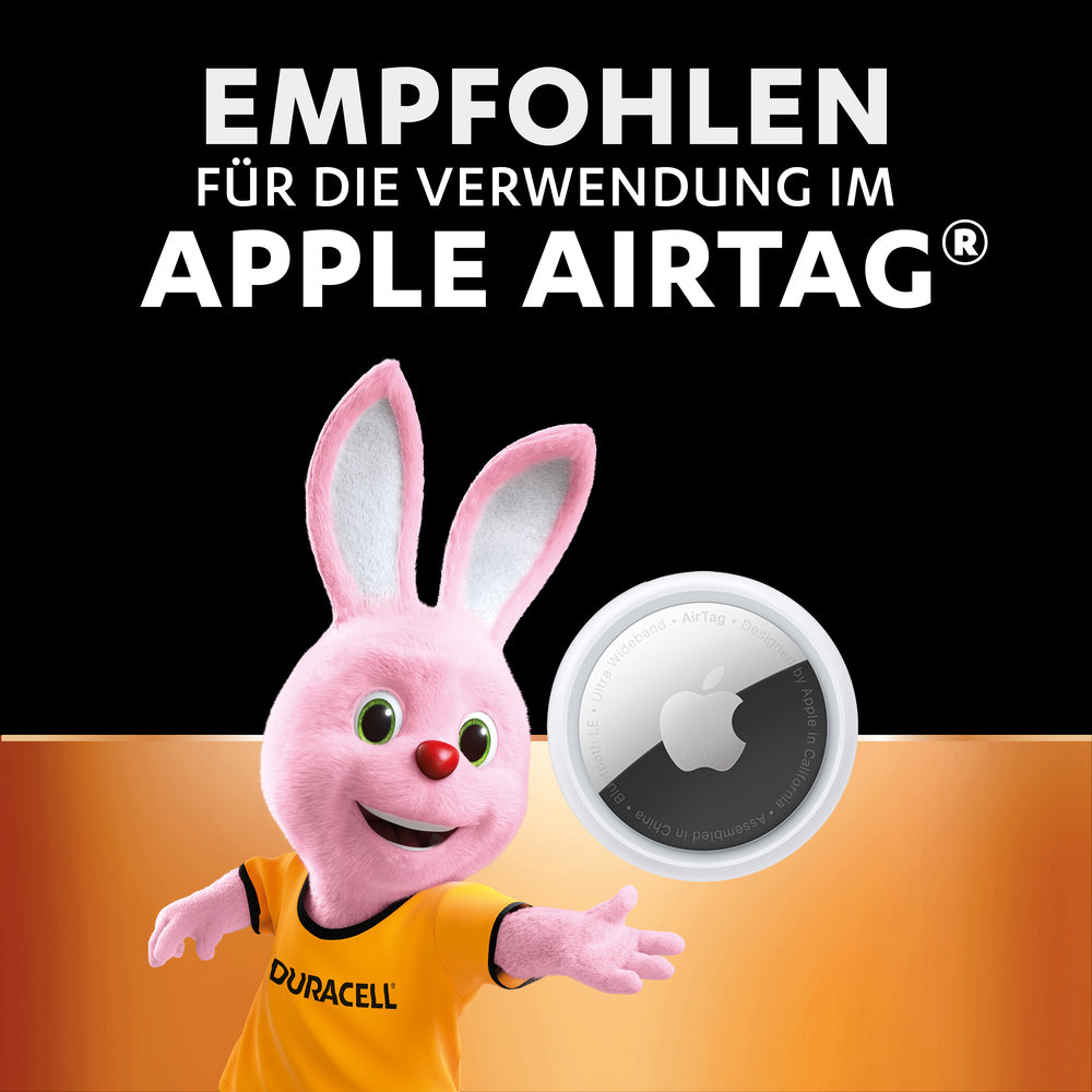 Duracell Knopfzellen CR2032, Lithium, 3 V – 4 Stk.