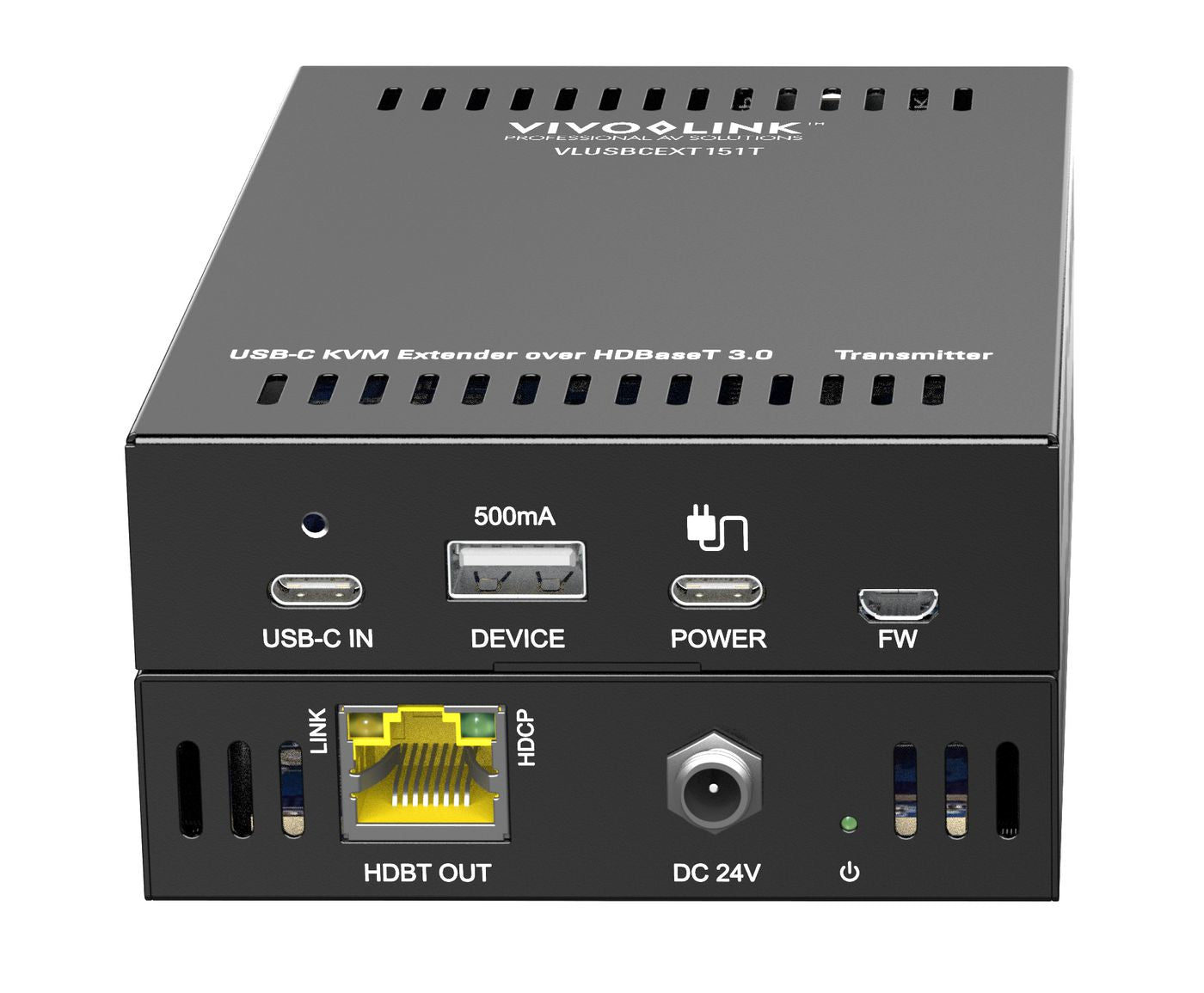 Vivolink USB-C KVM-Extender über HDBaseT, 4K (3840 × 2160)