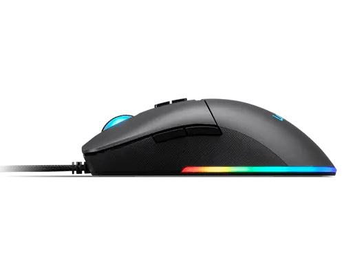 Lenovo GY51M74265 – Gaming-Maus – Kabelgebunden (USB‑A), 8000 DPI, RGB-Beleuchtung, rechts, Schwarz