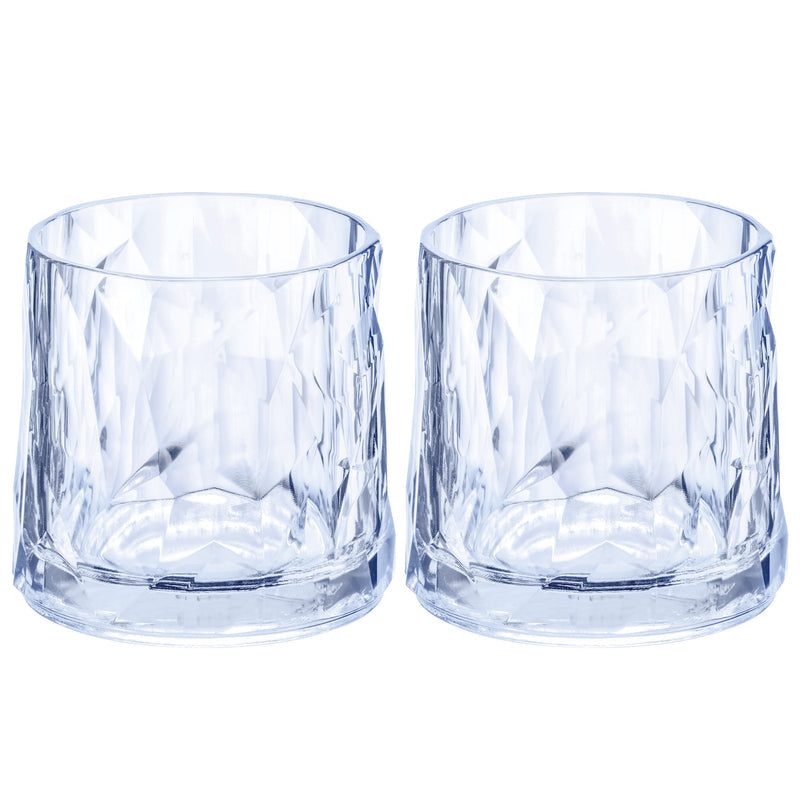 Koziol Becher Club Nr. 2 – 2er Set, 250 ml, Ø 9,2 cm, Kunststoff, Blau, spülmaschinenfest