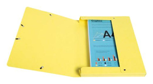 Exacompta Gummibandmappe Aquarel A4 – Karton, mehrfarbig, bis 200 Blatt, 5 Stk.
