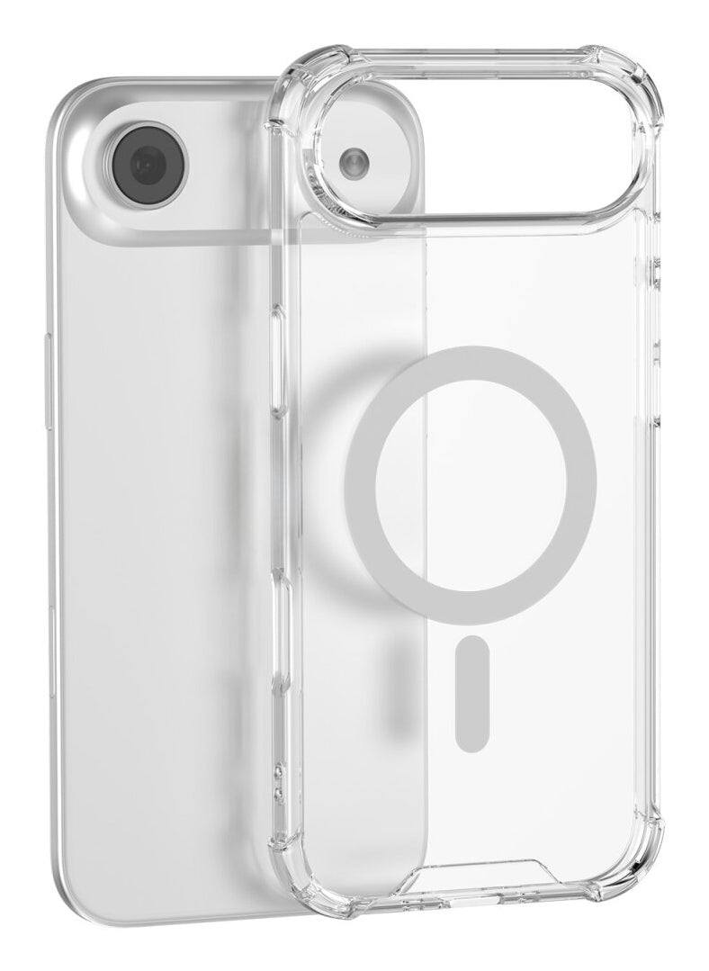 4smarts Ibiza Backcover – für Apple iPhone 17 Air, MagSafe, PC+TPU, Transparent