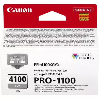 Canon Tintenpatrone PFI-4100 GY, Grau