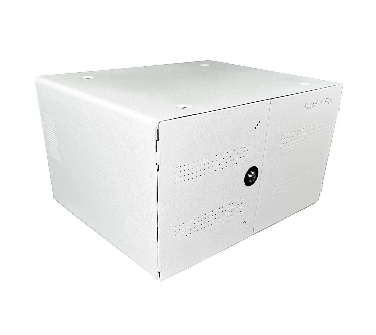 Leba NoteBox Lade-/Aufbewahrungsschrank – für 16 Geräte – USB-C, abschliessbar – Weiss